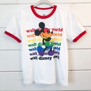 Disney Mickey Mouse Pride Rainbow Tee Kids Unisex